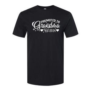 Soon To Be Grandma 2024 Gift Promoted To Grandma Est 2024 Softstyle CVC T-Shirt