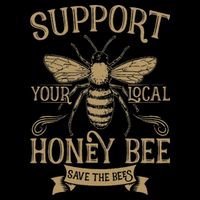Save The Bees Local Honey Bee Support Mousepad
