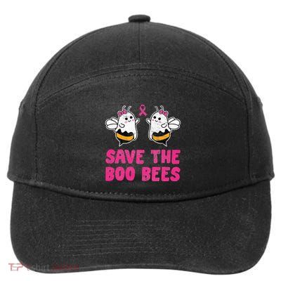 Save The Boo Bees Breast Cancer Awareness Halloween 7-Panel Snapback Hat