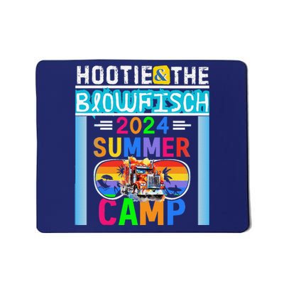 Small & The Blowfish Summer Camp With Trucks Mousepad