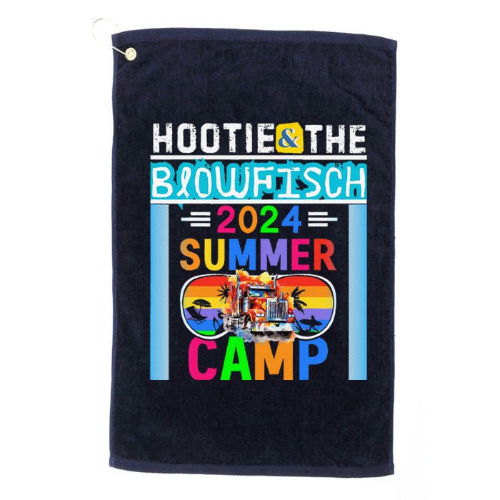 Small & The Blowfish Summer Camp With Trucks Platinum Collection Golf Towel