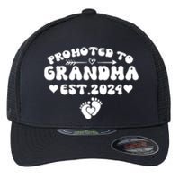 Soon To Be Grandma 2024 Gift Promoted To Grandma Est 2024 Flexfit Unipanel Trucker Cap