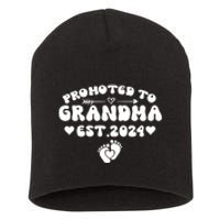 Soon To Be Grandma 2024 Gift Promoted To Grandma Est 2024 Short Acrylic Beanie