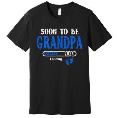 Soon To Be Grandpa Est.2024 New Grandpa Premium T-Shirt