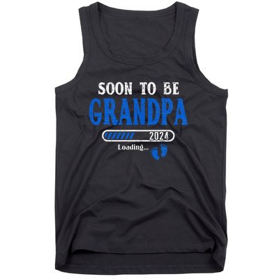 Soon To Be Grandpa Est.2024 New Grandpa Tank Top