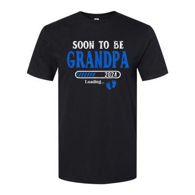 Soon To Be Grandpa Est.2024 New Grandpa Softstyle CVC T-Shirt