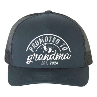 Soon to Be Grandma 2024 Promoted to Grandma Est 2024  Yupoong Adult 5-Panel Trucker Hat