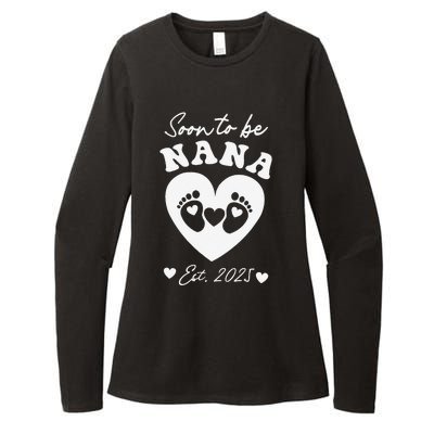 Soon To Be Nana 2025 Mothers Day First Time Mom Pregnancy Womens CVC Long Sleeve Shirt