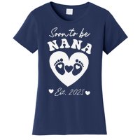 Soon To Be Nana 2025 Mothers Day First Time Mom Pregnancy Women's T-Shirt