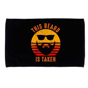 Sorry This Beard Is Taken Funny Valentines Day Gifts For Him Microfiber Hand Towel