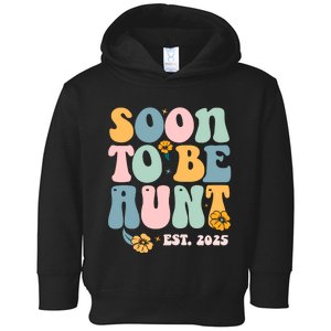 Soon To Be Aunt Est 2025 Toddler Hoodie