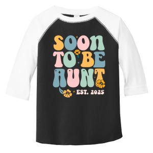 Soon To Be Aunt Est 2025 Toddler Fine Jersey T-Shirt