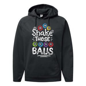 Shake Those Balls Bingo Performance Fleece Hoodie