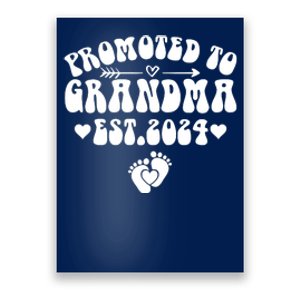 Soon To Be Grandma 2024 Gift Promoted To Grandma Est 2024 Poster