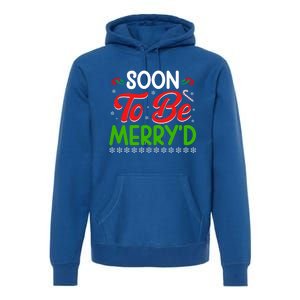 Soon To Be MerryD Engaged Matching Couples Christmas Funny Gift Premium Hoodie