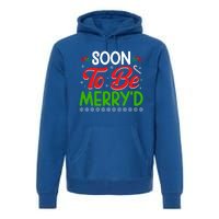 Soon To Be MerryD Engaged Matching Couples Christmas Funny Gift Premium Hoodie