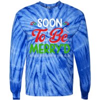 Soon To Be MerryD Engaged Matching Couples Christmas Funny Gift Tie-Dye Long Sleeve Shirt