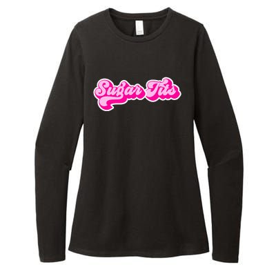 Sugar Tits Bubblegum Womens CVC Long Sleeve Shirt