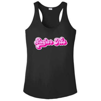 Sugar Tits Bubblegum Ladies PosiCharge Competitor Racerback Tank