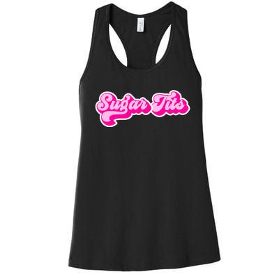 Sugar Tits Bubblegum Women's Racerback Tank