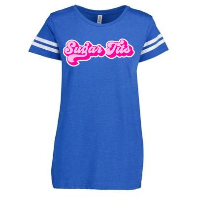 Sugar Tits Bubblegum Enza Ladies Jersey Football T-Shirt