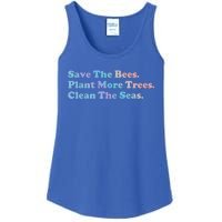 Save The Bees Plant More Trees Earth Day Gift Meaningful Gift Ladies Essential Tank