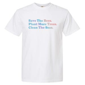 Save The Bees Plant More Trees Earth Day Gift Meaningful Gift Garment-Dyed Heavyweight T-Shirt