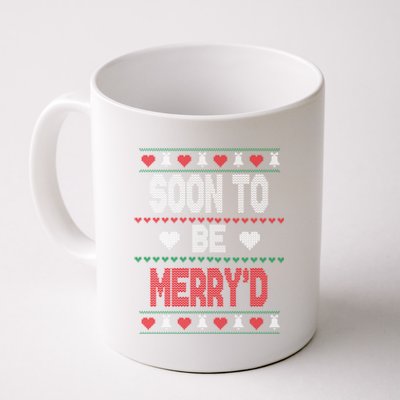 Soon To Be Married MerryD Christmas Bride And Groom Couples Coffee Mug