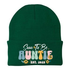 Soon To Be Auntie Est 2025 Knit Cap Winter Beanie