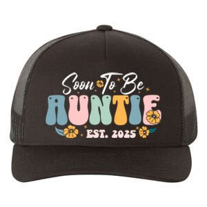 Soon To Be Auntie Est 2025 Yupoong Adult 5-Panel Trucker Hat