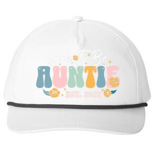 Soon To Be Auntie Est 2025 Snapback Five-Panel Rope Hat