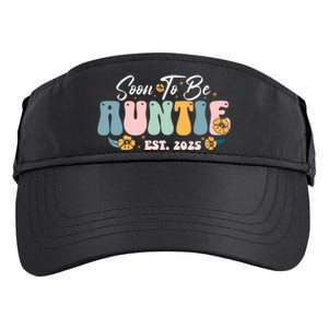 Soon To Be Auntie Est 2025 Adult Drive Performance Visor