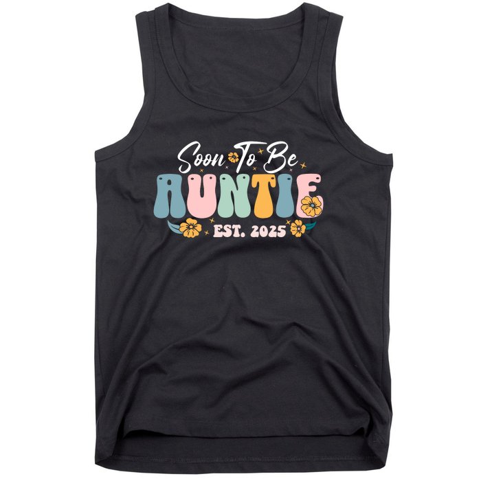 Soon To Be Auntie Est 2025 Tank Top