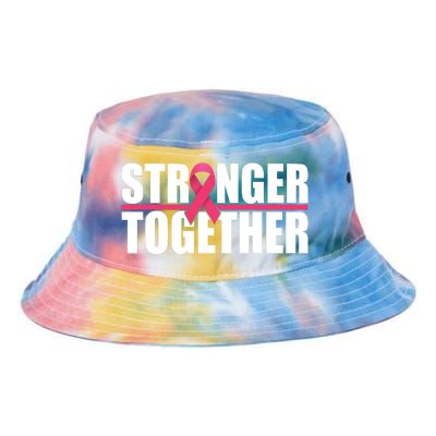 Stronger Together Breast Cancer Awareness Tie Dye Newport Bucket Hat