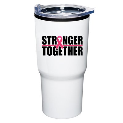 Stronger Together Breast Cancer Awareness Tumbler