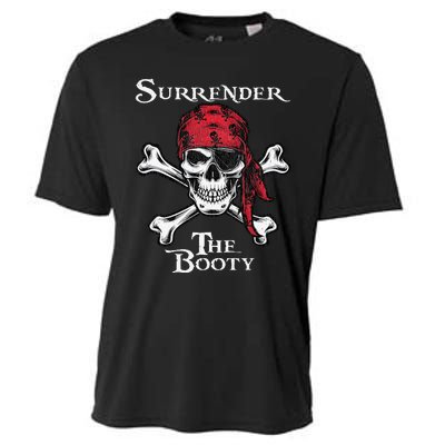 Surrender The Booty Pirate Festival Cooling Performance Crew T-Shirt