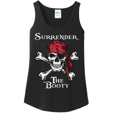 Surrender The Booty Pirate Festival Ladies Essential Tank