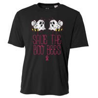 Save The Boobees Boo Bees Breast Cancer Halloween Cooling Performance Crew T-Shirt