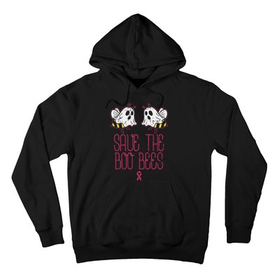 Save The Boobees Boo Bees Breast Cancer Halloween Hoodie