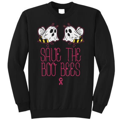 Save The Boobees Boo Bees Breast Cancer Halloween Sweatshirt