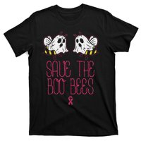 Save The Boobees Boo Bees Breast Cancer Halloween T-Shirt