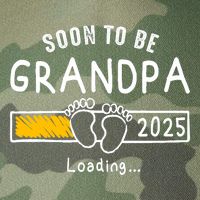 Soon To Be Grandpa 2025 Loading Promoted To Grandpa 2025 Legacy Tie Dye Trucker Hat