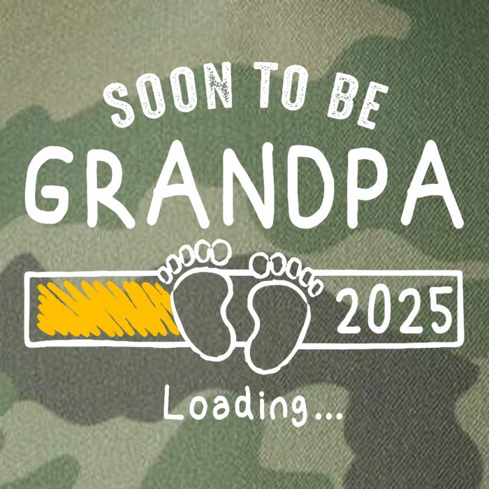 Soon To Be Grandpa 2025 Loading Promoted To Grandpa 2025 Legacy Tie Dye Trucker Hat