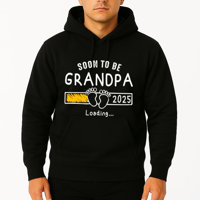 Soon To Be Grandpa 2025 Loading Promoted To Grandpa 2025 Hoodie