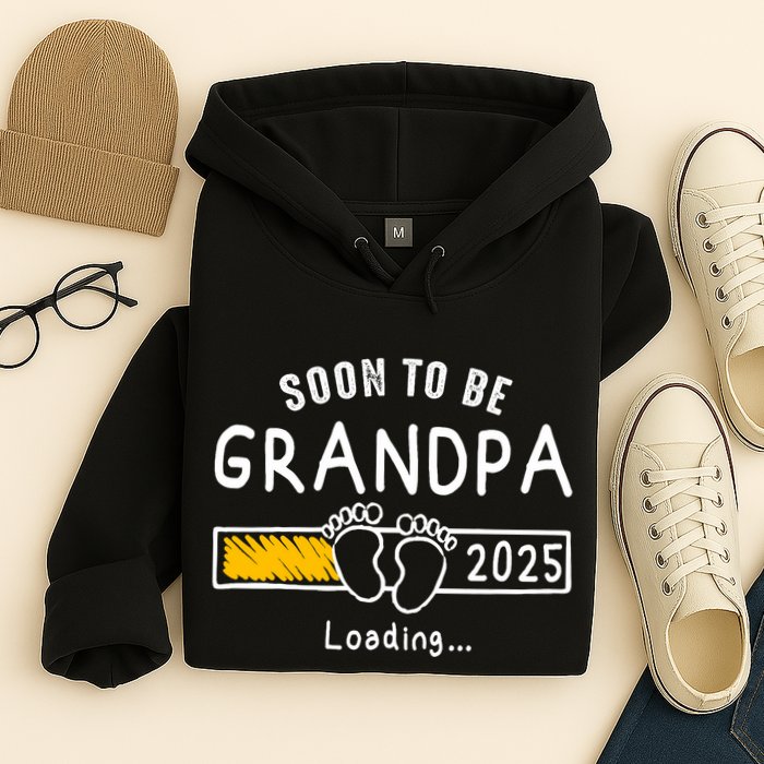 Soon To Be Grandpa 2025 Loading Promoted To Grandpa 2025 Hoodie