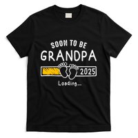 Soon To Be Grandpa 2025 Loading Promoted To Grandpa 2025 T-Shirt