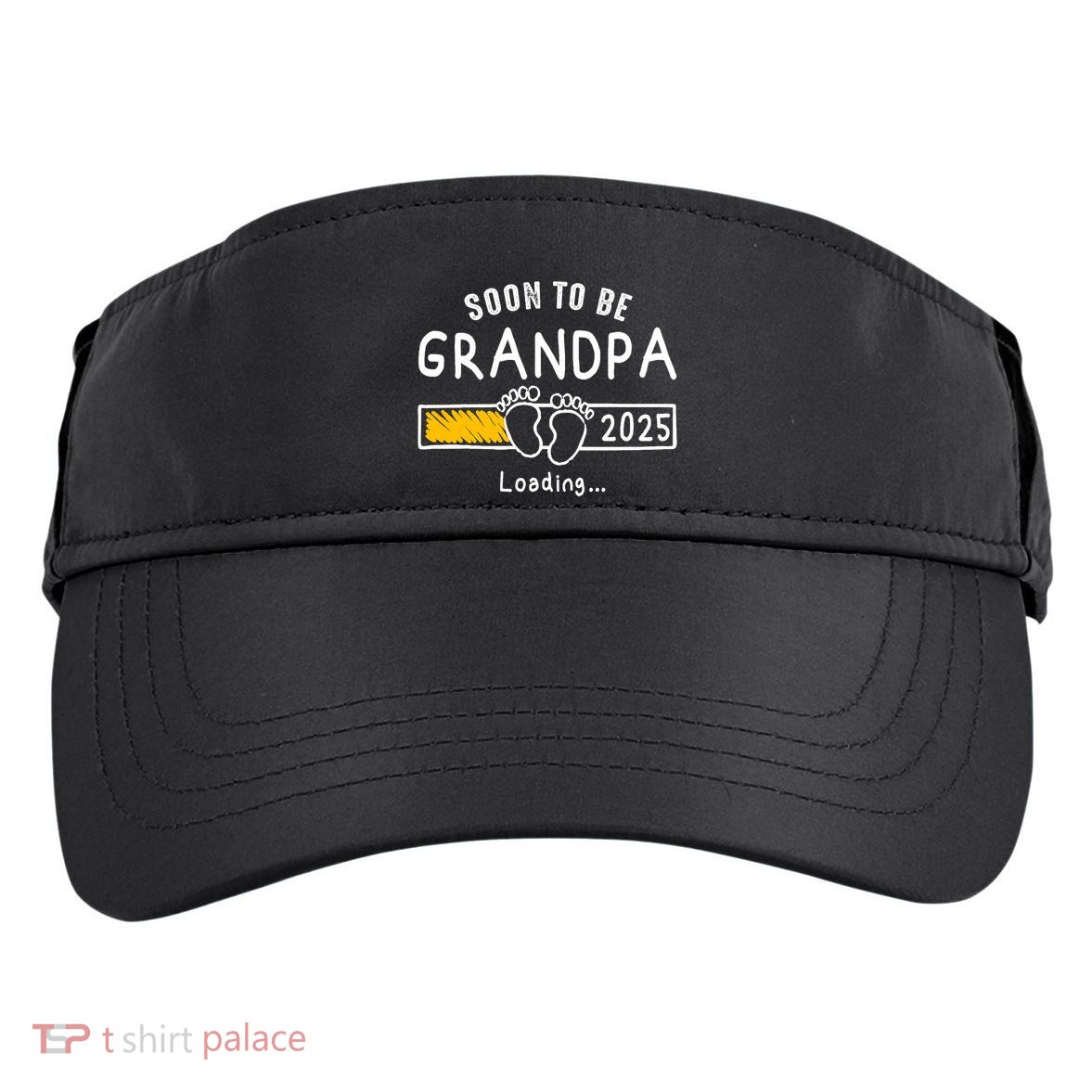Soon To Be Grandpa 2025 Loading Promoted To Grandpa 2025 Adult Drive Performance Visor