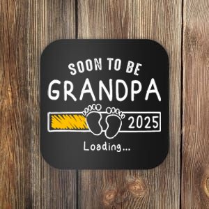 Soon To Be Grandpa 2025 Loading Promoted To Grandpa 2025 Coaster