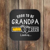 Soon To Be Grandpa 2025 Loading Promoted To Grandpa 2025 Coaster