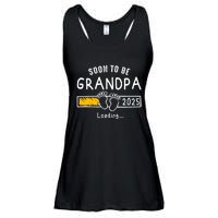 Soon To Be Grandpa 2025 Loading Promoted To Grandpa 2025 Ladies Essential Flowy Tank